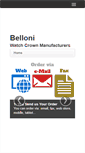 Mobile Screenshot of bellonisrl.com